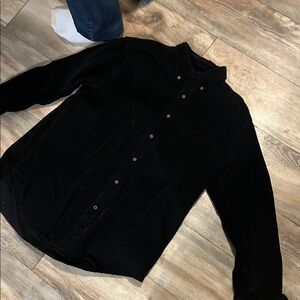 Classic Black Button-Up Shirt